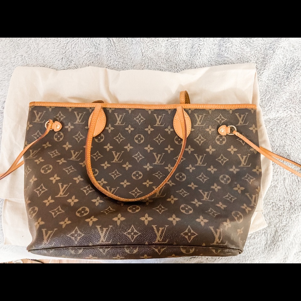 Louis Vuitton Neverfull Monogram with dark Pink